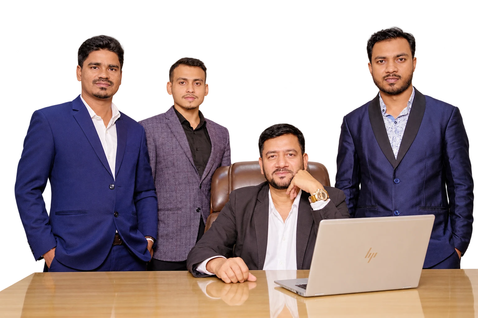 Four Edumax advisers together